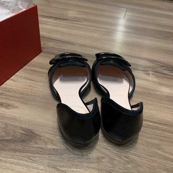 Roger Vivier Soft Gommettine No Pleat Dorsay Flats - Picture 6 of 16